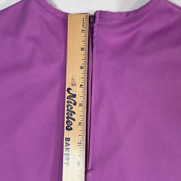 Lot of 2 Vicki Wayne's Shirt Wns Tank Top Sleeveless Size 12 Back Zip Purple Red - Picture 14 of 16